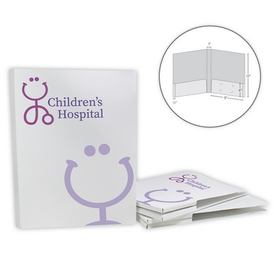 Box Pocket Folder (1" Fold) - Holds 200 Sheets