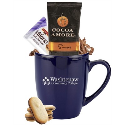 Smore's Cocoa & Cookie Gift Mug