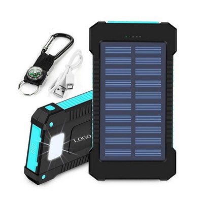 10000 mAh Solar Power Bank Charger