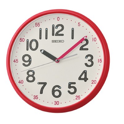 Seiko 12" Shuyona Red Wall Clock