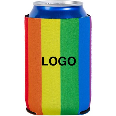 Rainbow Neoprene Can Holder