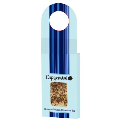 Belgian Chocolate Bar Wine Hanger - White Chocolate Cookies & Cream Bar