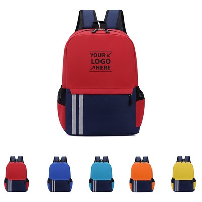 With Side Pocket Kids Reflective Backpack