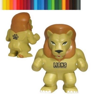 Semi-crouching Lion Mascot Stress Ball