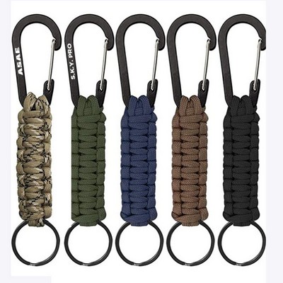 Paracord Carabiner Keychain