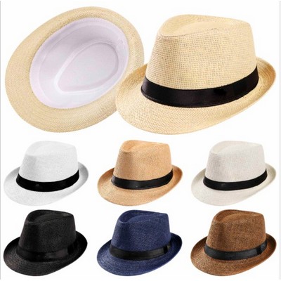 Wide Brimmed Panama Straw Hat