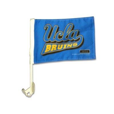 100% Polyester Car Flag (8"x12"/ 1 Side) with a full color imprint