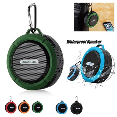 Waterproof Bluetooth Wireless Speaker With Clip