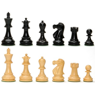 Jacques Chess Pieces - Weighted with 3.75 in. King