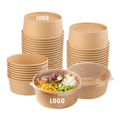 17 oz Disposable Bowls With Lid