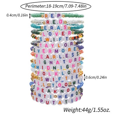 Letter Beads Bracelets