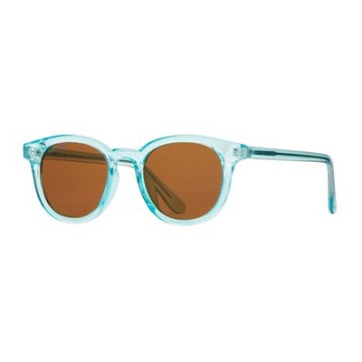 Gram Eco-Process Polarized Sunglasses w/Aqua Blue Frame