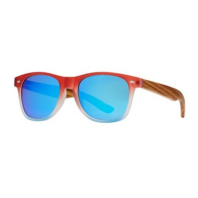 Chief Eco-Sustainable Polarized Sunglasses w/America Fade Frame