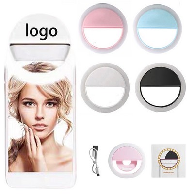 Rechargeable Portable Clip-on Selfie Fill Light With 36 LED