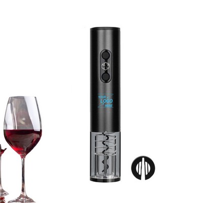 Electric Wine Bottle Opener with Built-In Foil Cutter