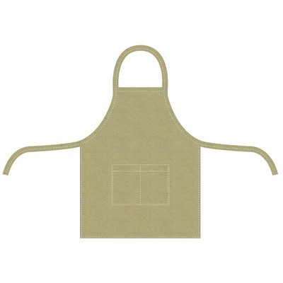 Basic Apron 20"x28" with pockets-Square corner -100% Natural Cotton Canvas