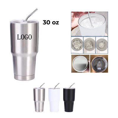 Large capacity car stainless steel thermos cup 30oz