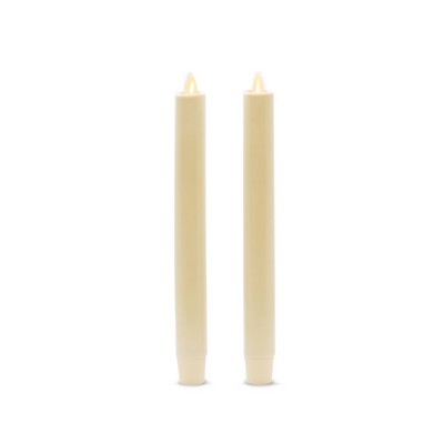 Everlasting Glow Luminara Wax Taper Candle Set