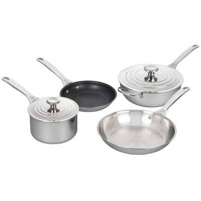 Le Creuset 6Pc Stainless Steel Cookware Set