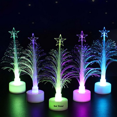 Colorful LED Light Christmas Fiber Optic Tree