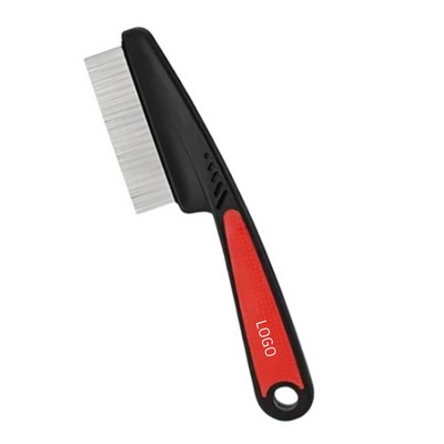 Ergonomic Stainless Steel Dog Comb