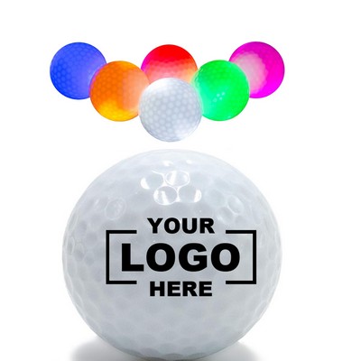 Glowing LED Golf Ball for Night Play