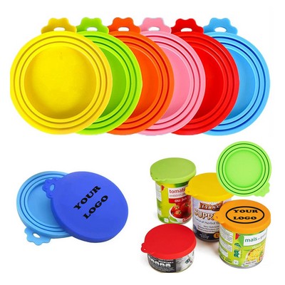 Multi-purpose 3 In 1 Silicone Can Lid Stay Fresh Cover