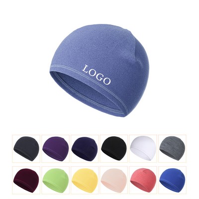 Winter Warm Cycling Dralon Knitted Skullcap Hat Liner Cap