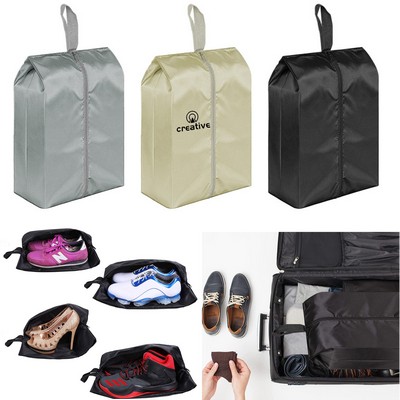 210D Waterproof Travel Shoe Bag w/ Zipper