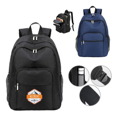 Heavy-Duty 600D Classic Laptop Backpack