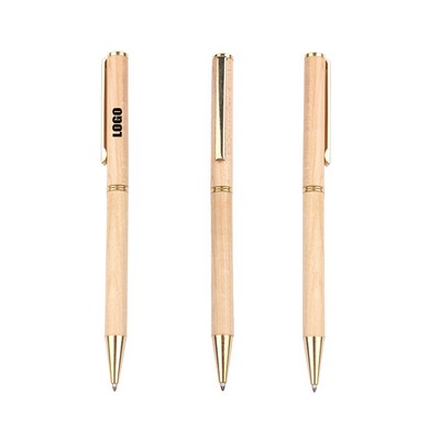 Business Maple Wooden Twist Writing Pen