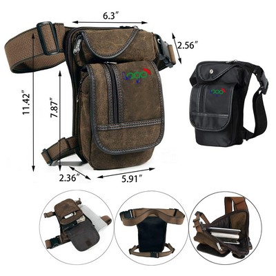 Canvas Waist Pack Drop Leg Bag