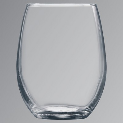 9 Ounce Stemless White Wine Glass