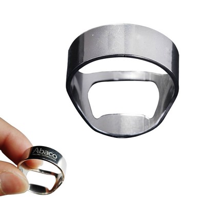 Classic Silver Finger Ring Bottle Opener