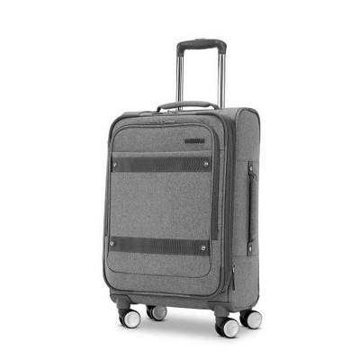 American Tourister Whim 21" Carry-On Softside Spinner Dove Gray Luggage