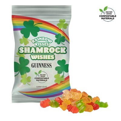 4oz. ECO-Digibag, Compostable & Full Color, Gummy Bears