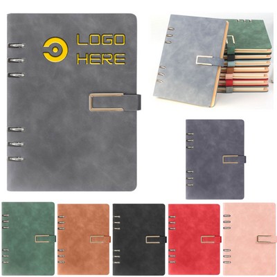 A5 Leather Notebook Binder