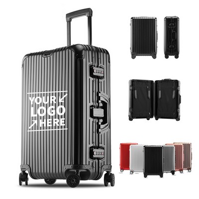 20" Expandable Aluminum Hardside Luggage Suitcase