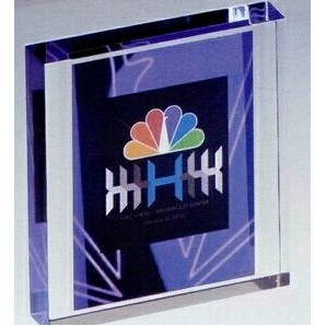 Clearcast Lucite Square Embedment (3"x3")