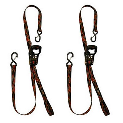 Ratchet Cat Dual Clip Soft End Tie Down Straps