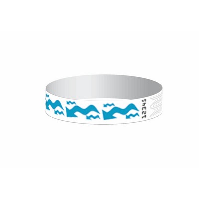 Stock Arrows Pattern Tyvek Wristband (3/4")