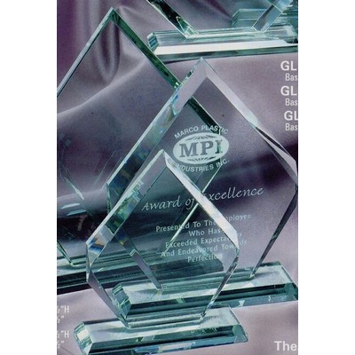 Premium Jade Glass Arrow Award (Medium)