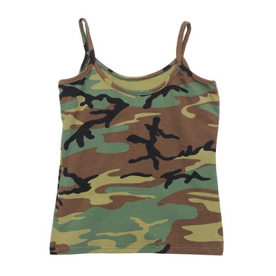 Women's Woodland Camouflage Casual Tank Top