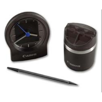 Desk Clock & Desk Caddy Set