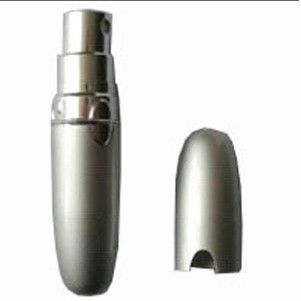 5 Ml Oblong Silver Aluminum Perfume Atomizer