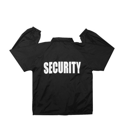 Security Imprinted Fleece Lined Coaches Jacket (5XL)