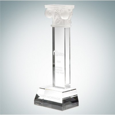 Pillar of Success Optical Crystal Pate De Verre Award