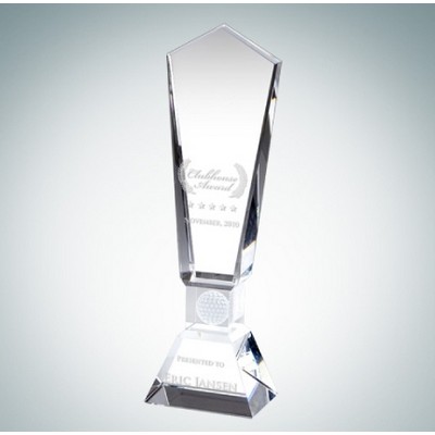 11" Global Golf Optical Crystal Award