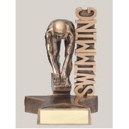 8.5" Female Swimming Billboard Resin Series Trophy