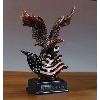 Eagle w/American Flag Award (9"x12.5")